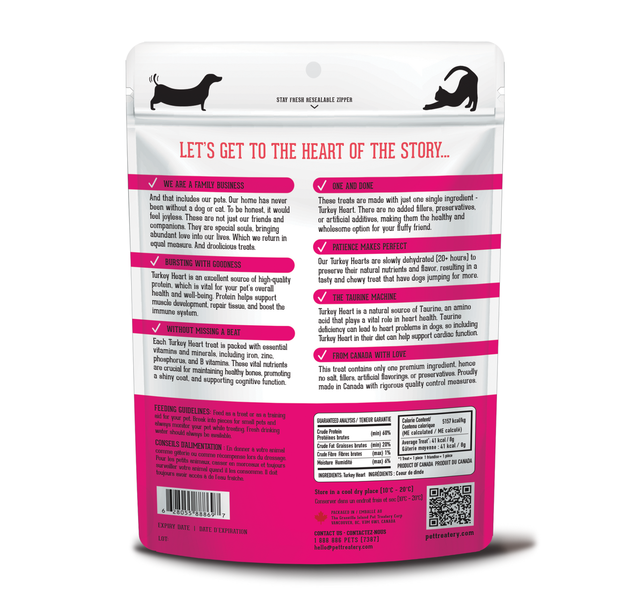 GRANVILLE ISLAND Have A Heart Turkey Heart 80GM