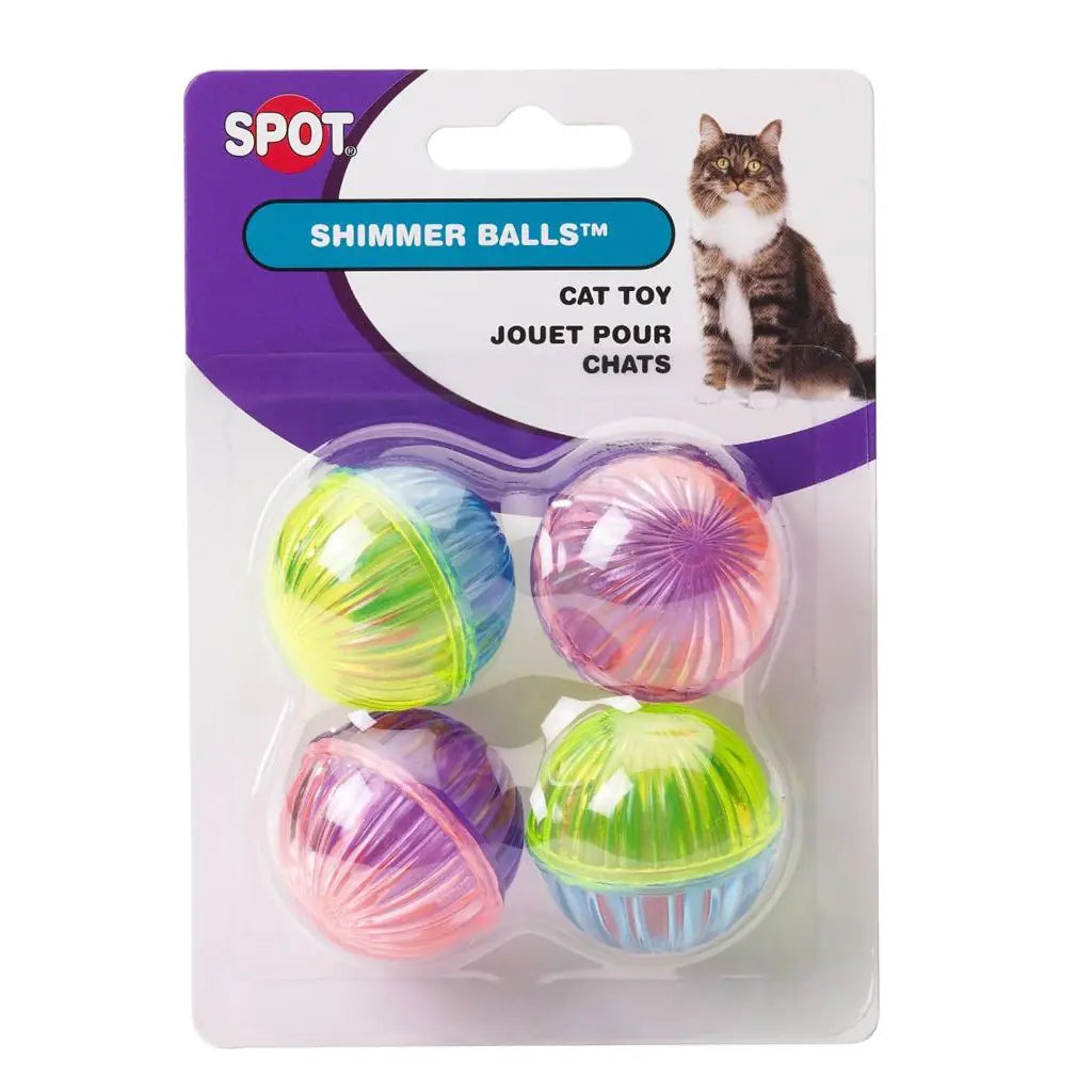 SPOT Shimmer Balls 4PK | Cat