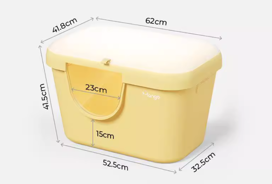 Mango Large Butter Litter Box 蛮果大黄油 litterbox02