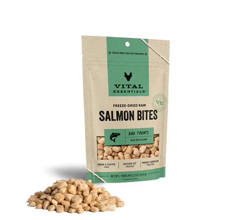 VITAL ESSENTIALS FD Raw Salmon Bites 2.5OZ