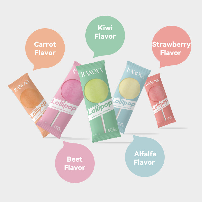 RANOVA lollipop freeze-dried mixed flavor for cats 21g