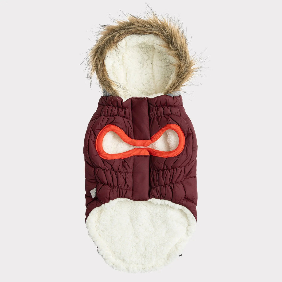 GF Pet Winter Sailor Dog Parka Burgundy