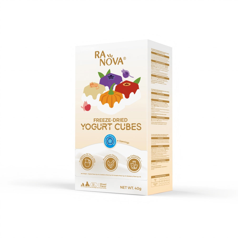 Ranova Freeze-Dried Yogurt Cubes Dog & Cat Treats – 40 g