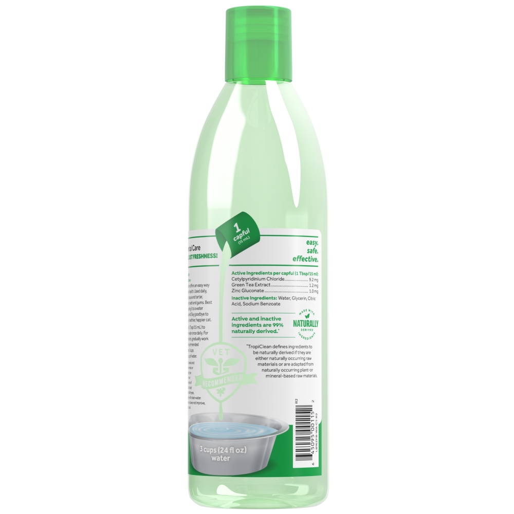 TropiClean Fresh Breath Oral Care Water Additive for Cats – product detail