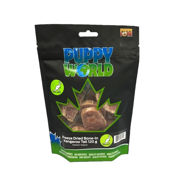 Puppy Love-Puppy World Bone-In Kangaroo Tail
