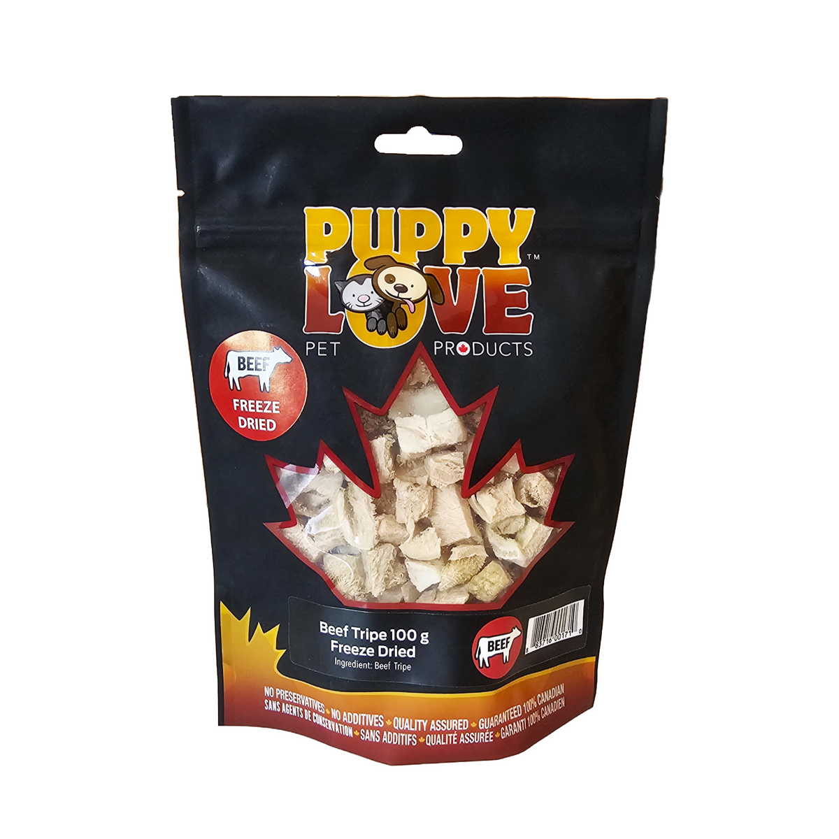 Puppy Love Freeze-Dried Beef Tripe Treats