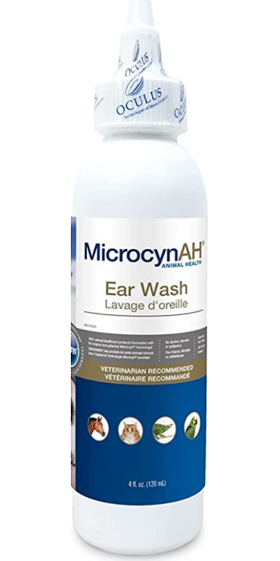 MicrocynAH Ear Rinse – 120 mL