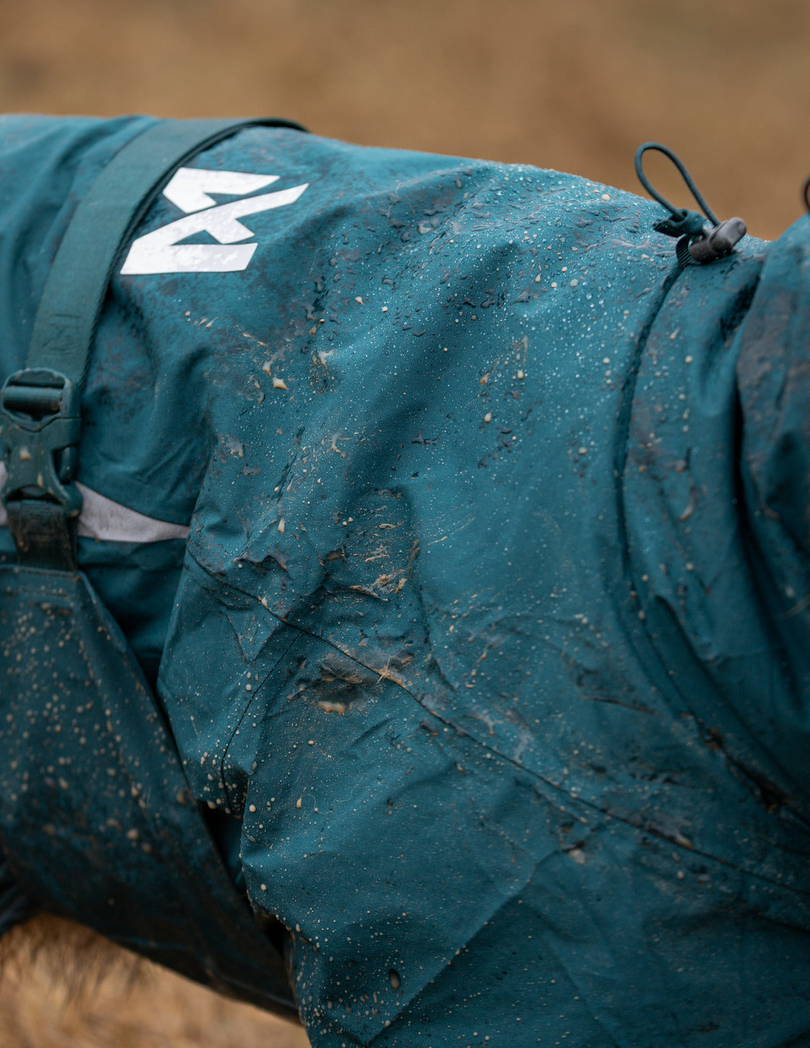 Non-stop dogwear Fjord Lined Raincoat – Dark Teal