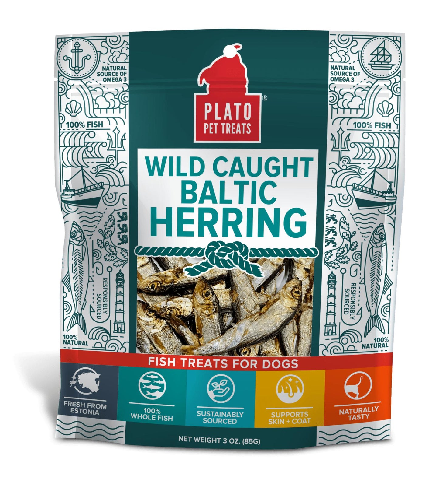 PLATO Baltic Herring 3oz/85g