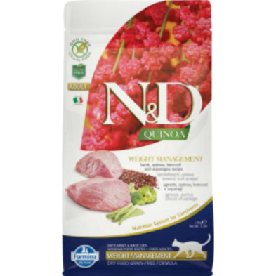 FARMINA ND Cat Quinoa Weight Management Adult Lamb 5kg