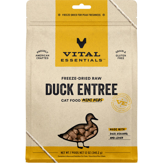 VITAL ESSENTIALS FD Raw Duck Mini Nibs | Cat