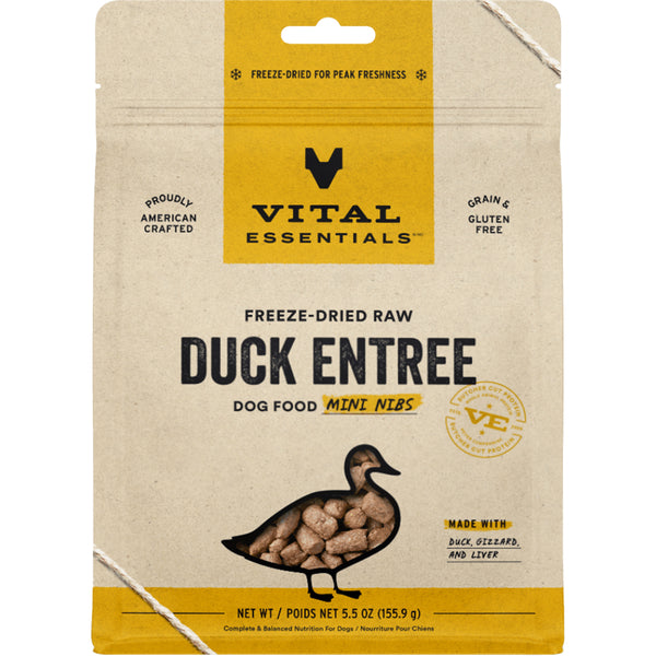 VITAL ESSENTIALS FD Raw Duck Entree Mini Nibs