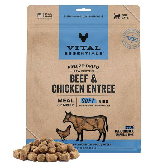 Vital Essential Beef&Chicken Entree&Mixer Soft Nibs | Cat