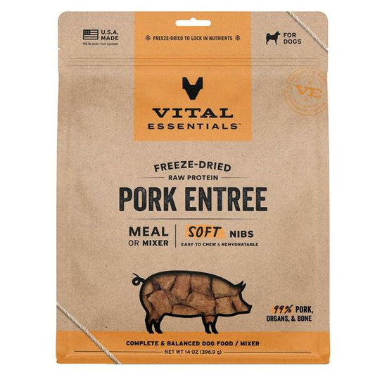 Vital Essential Raw Pork Entree&Mixer Soft Nibs 14OZ