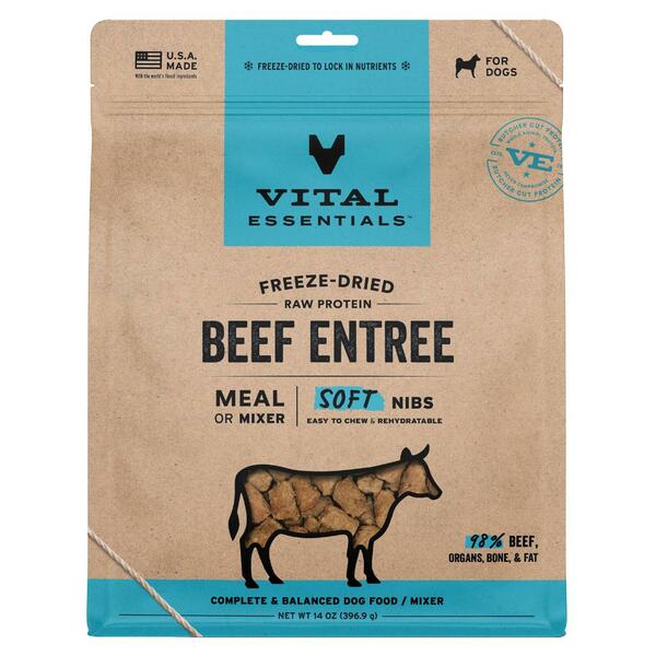 Vital Essential Raw Beef Entree&Mixer Soft Nibs