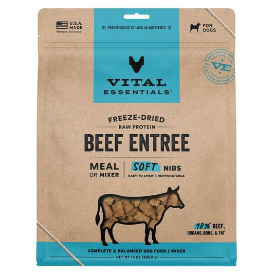 Vital Essential Raw Beef Entree&Mixer Soft Nibs