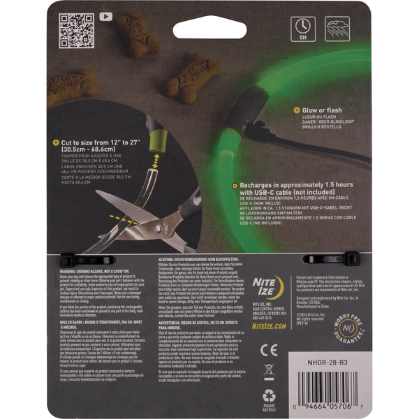 NiteHowl Rechargeable LED Necklace Green