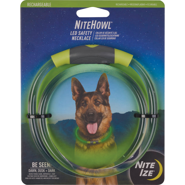 NiteHowl Rechargeable LED Necklace Green