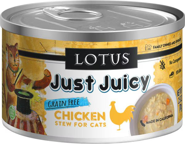 LOTUS Just Juicy Chicken (24 Pack) CANNED CAT FOOD