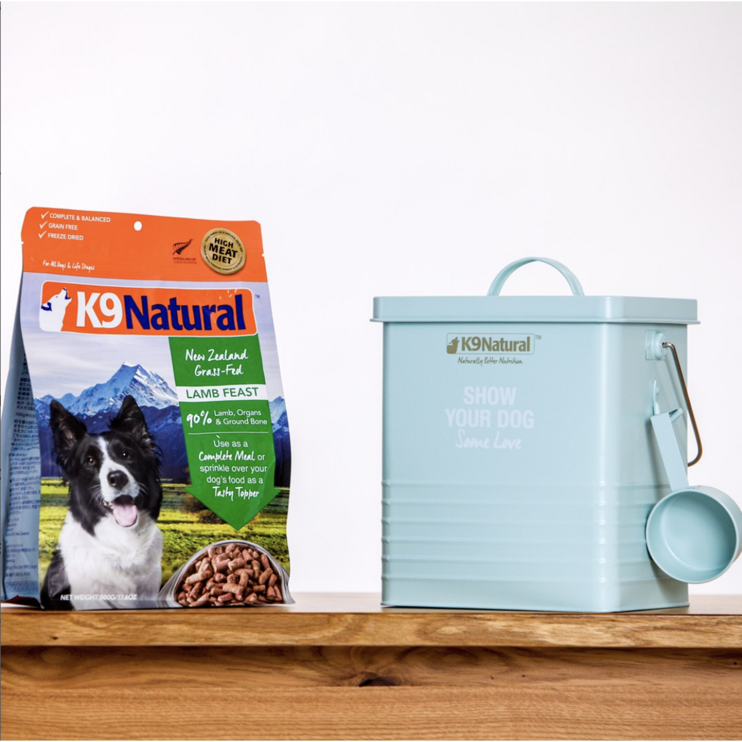 K9 Natural: Food Storage Bin & Scoop