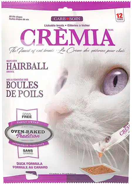 Oven-Baked Tradition Crèmia Hairball Duck cat treat bag