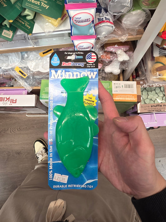 Ruffdawg minnow green