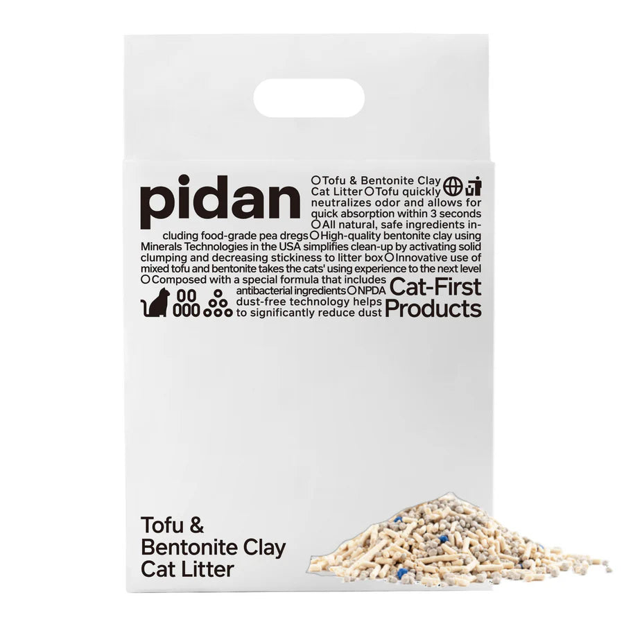 Pidan Cat Litter Tofu & Bentonite, 2.4 kg per Bag