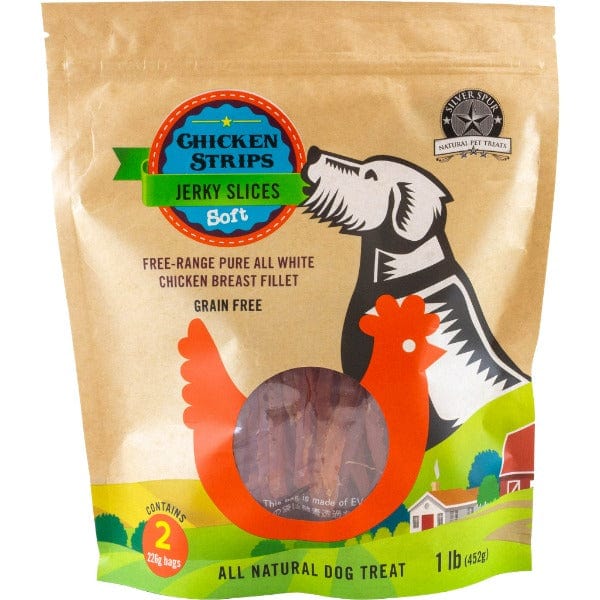 SILVER SPUR Chicken Jerky Slices 452GM