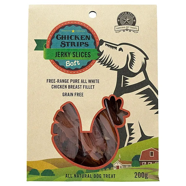 SILVER SPUR Chicken Jerky Slices 200GM