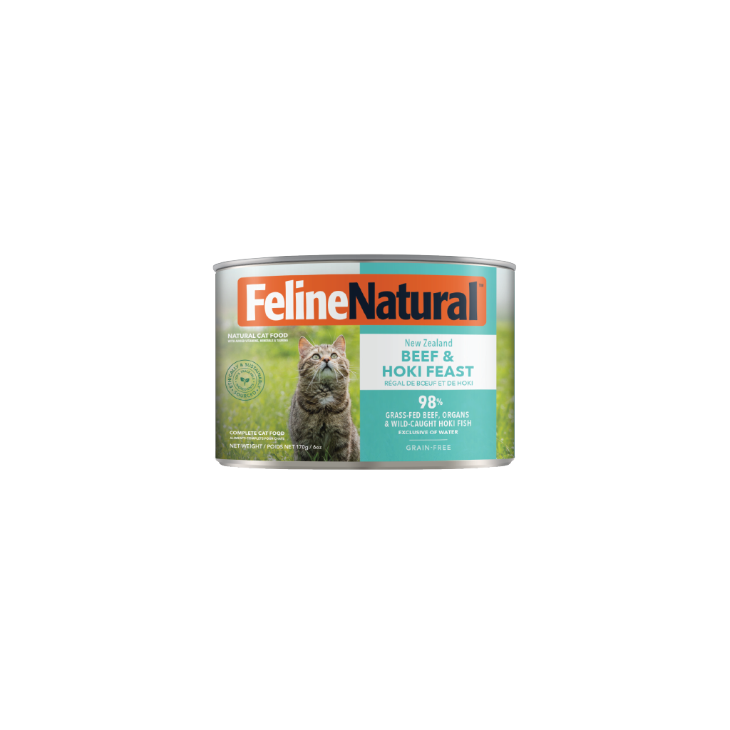 Feline Natural Beef & Hoki Feast - official product image