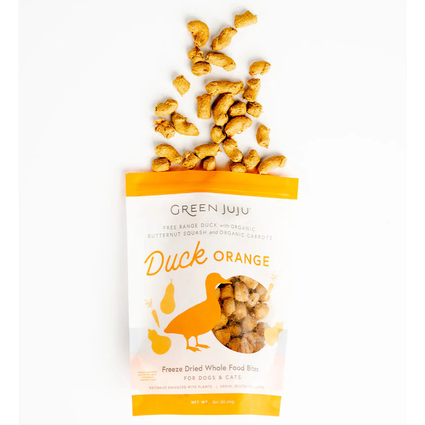 GREEN JUJU Duck Orange FD Whole Food Bites 7.5oz