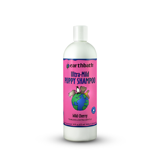 earthbath Ultra-Mild Puppy Shampoo Wild Cherry 16 oz