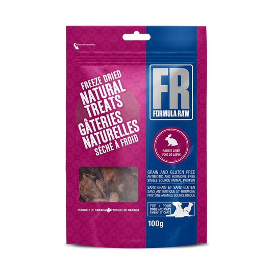 Formula Raw Freeze Dried Rabbit Liver Treats