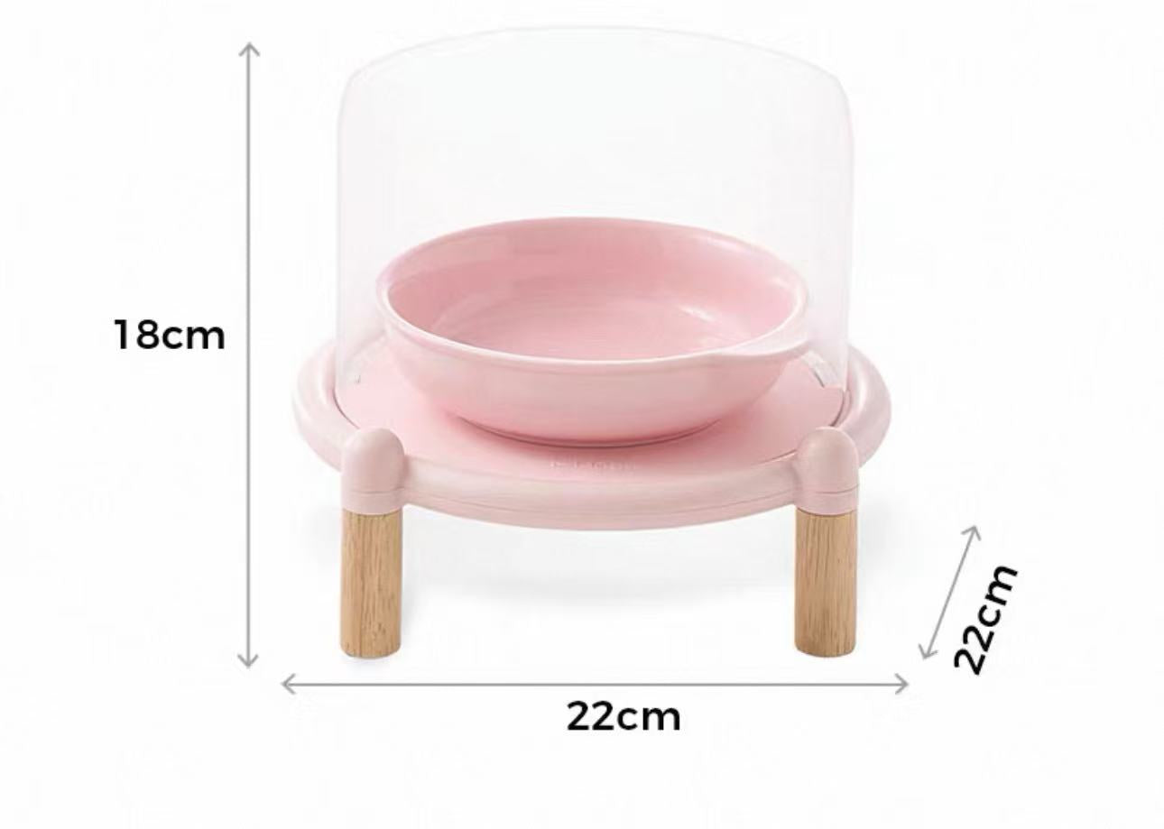 Mango PET FEEDING STAND WITH GUARD单泡泡碗