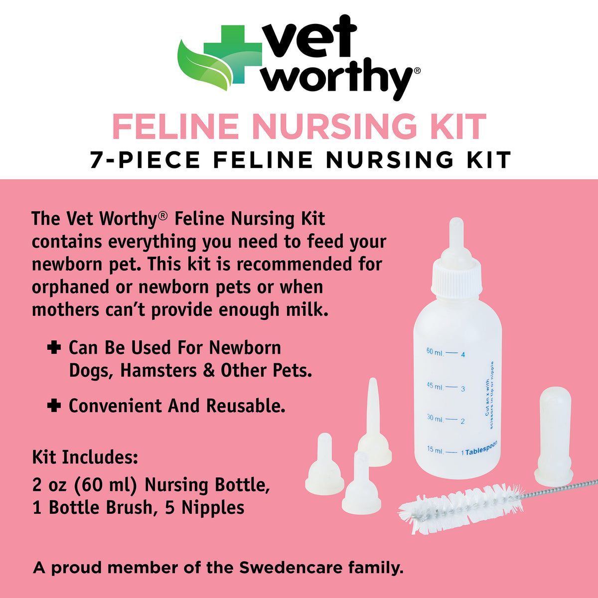 Vet Worthy Feline Nursing Kit – 2 oz