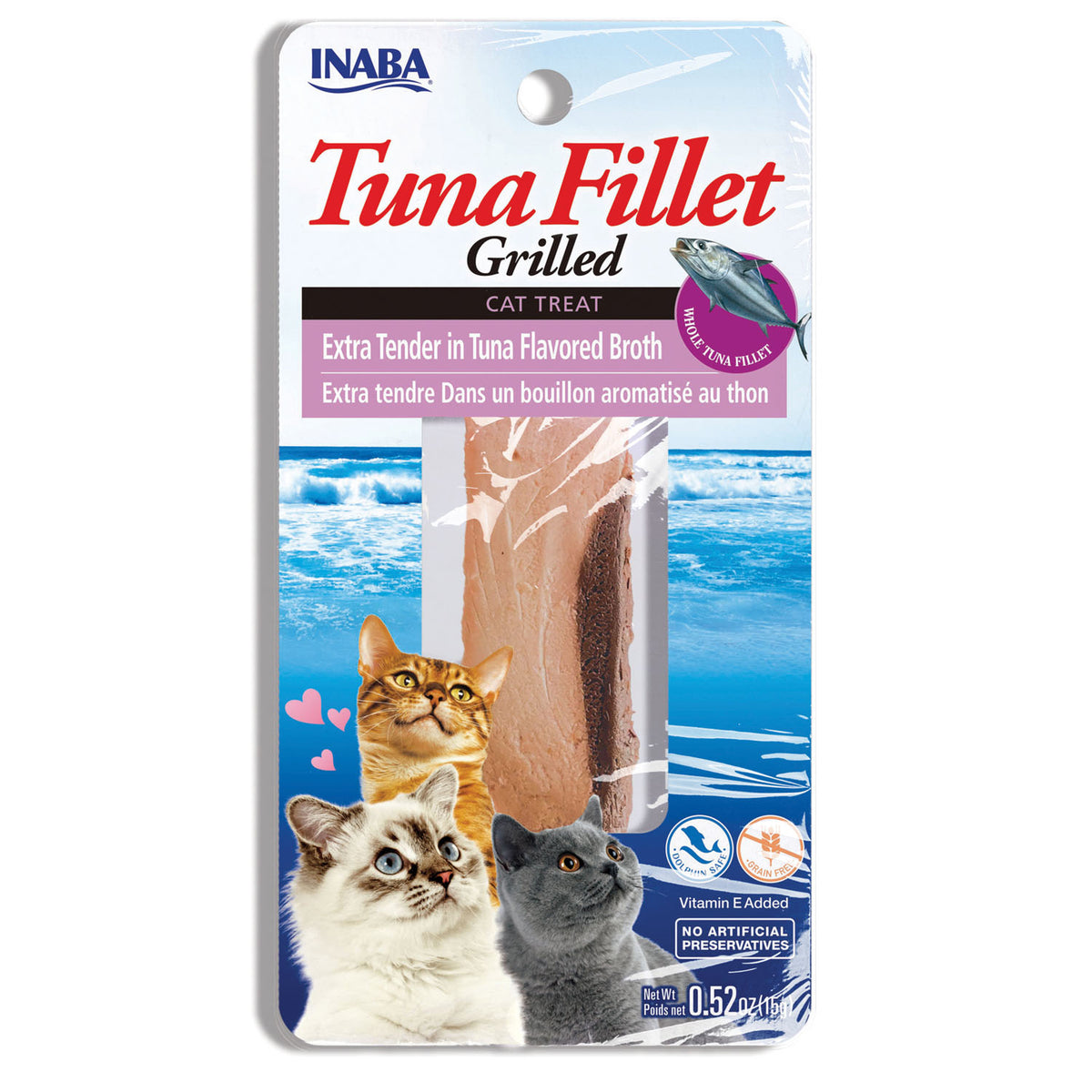 Inaba Grilled Tuna Fillet Cat Treat – 15 g