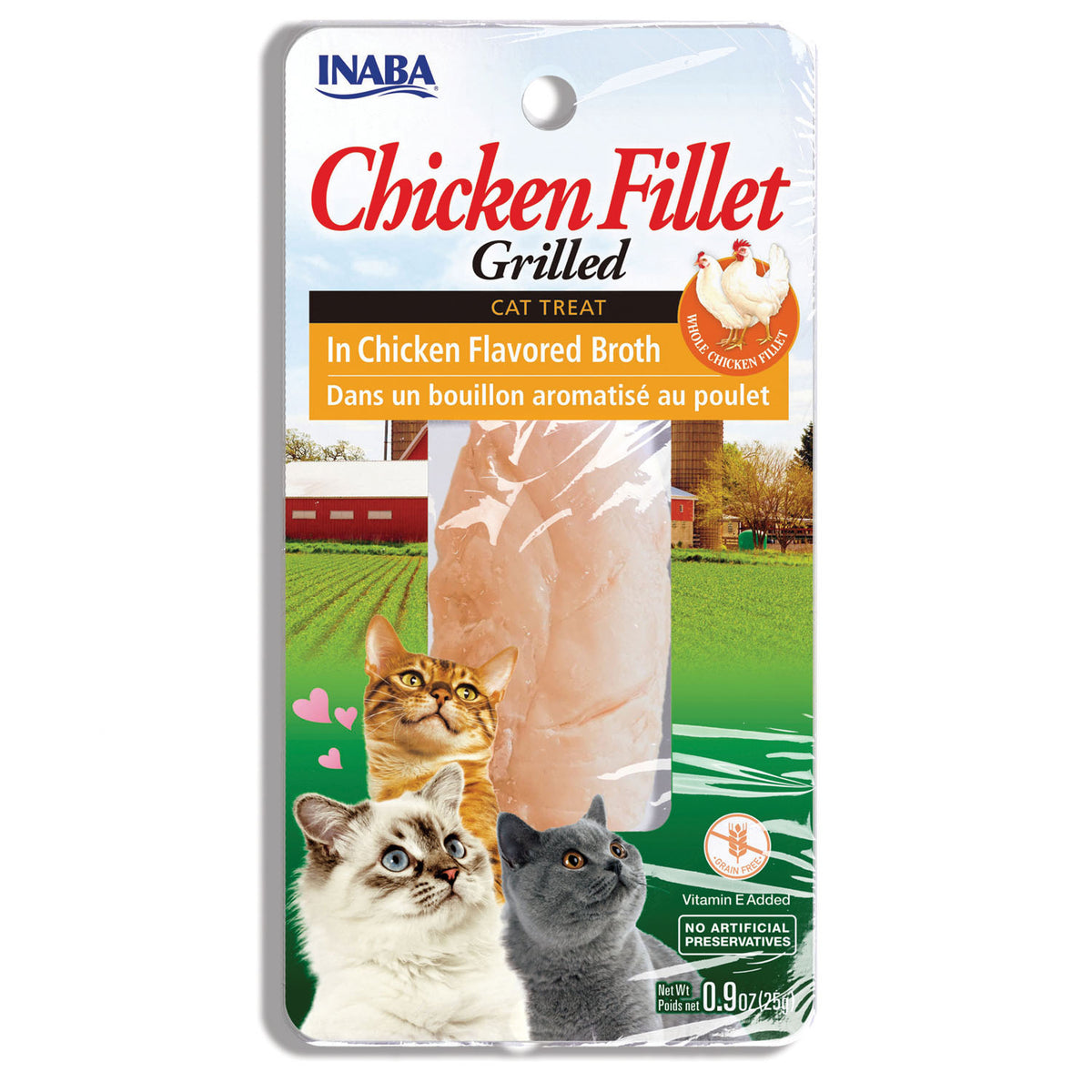 Inaba Grilled Chicken Fillet Cat Treat – 25 g