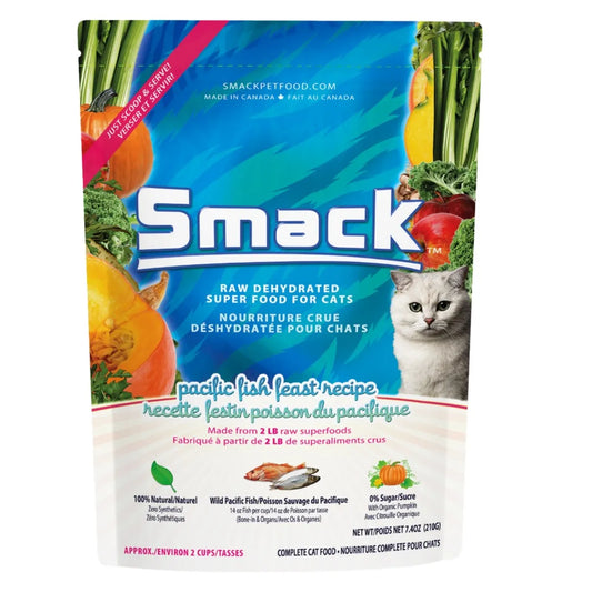 Smack Raw Dehydrated Cat Food - Pacific Fish Feast Recipe