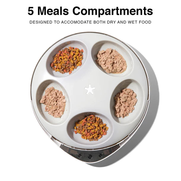 Instachew Purechew Mix 5 Meal Smart App Enabled Feeder for Cats and Dogs