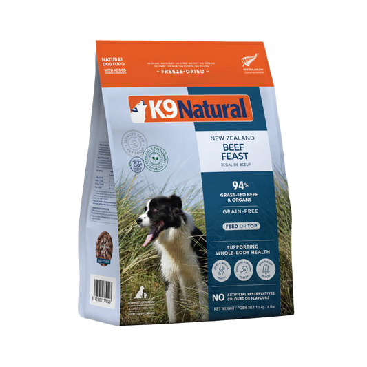 K9 Natural Dog Freeze-Dried Beef 1.1lb    4.0lb    8.0lb