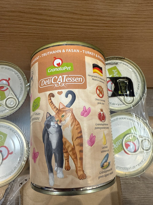 GranataPet DeliCatessen Cat Wet Food - turkey&pheasant 400g