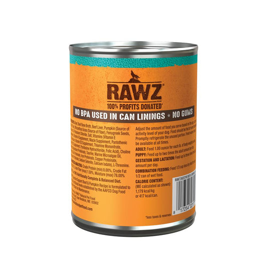 RAWZ Digestive Beef & Pumpkin 12/12.5oz