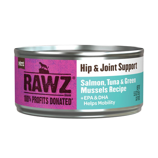RAWZ Hip & Joint Support Salmon,Tuna,GreenMussels 5.5oz