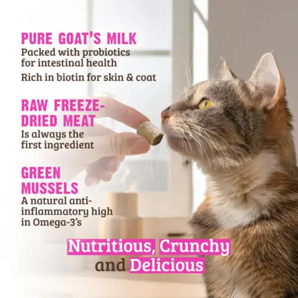 RAWZ Cat FD Rabbit, Goat Milk & G.Mussels Treat 28g
