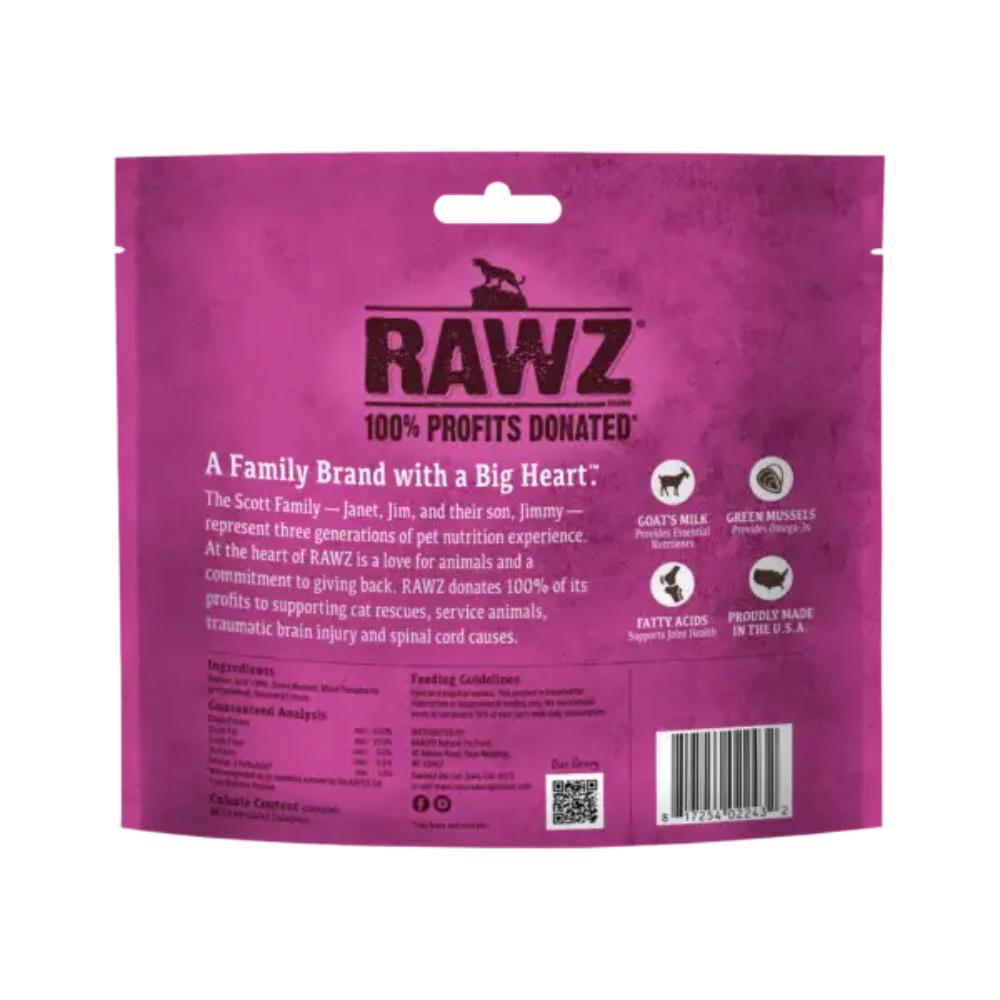 RAWZ Cat FD Salmon, Goat Milk & G.Mussels Treat 28g