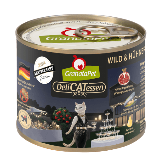 GranataPet DeliCATessen Anniversary Edition Venison & Chicken Hearts with Salmon Oil Wet Cat Food
