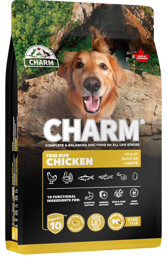 CHARM Free run chicken dog