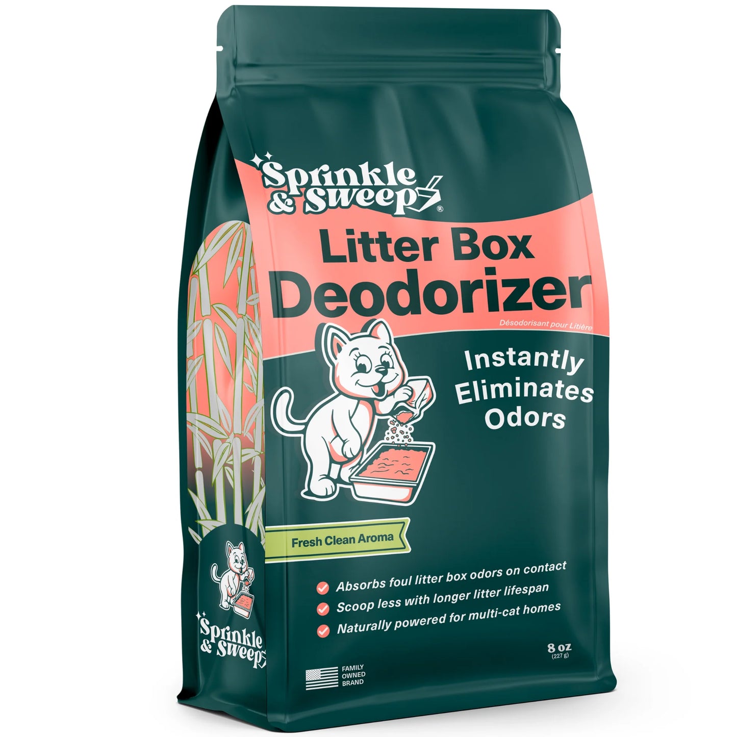 SPRINKLE & SWEEP Litter Box Deodorizer 8oz