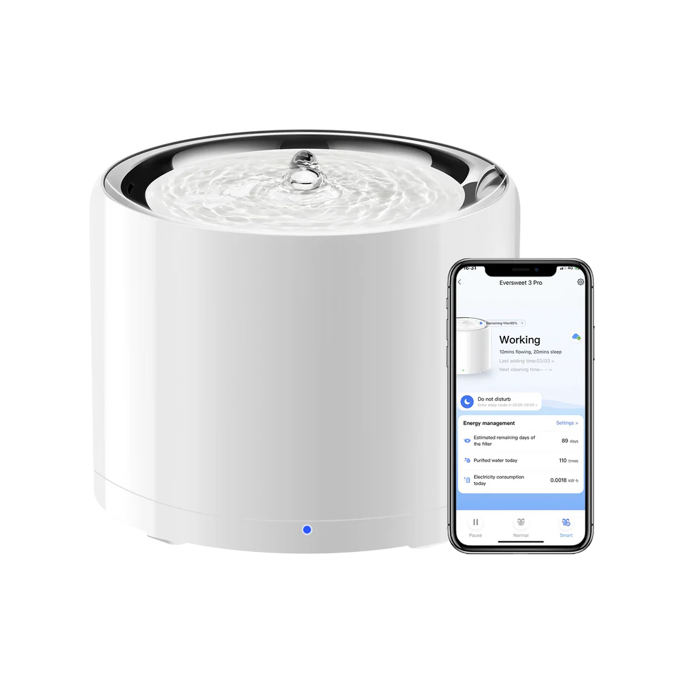 PETKIT Eversweet 3 Pro (Wireless Pump)| Pet water fountain