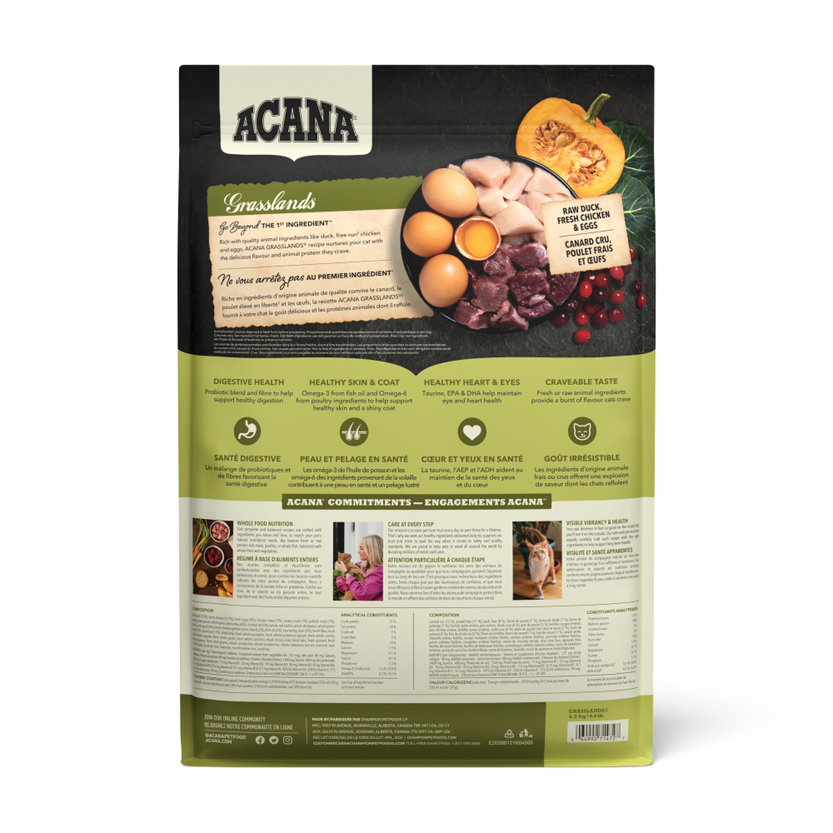 ACANA Highest Protein Grasslands Dry Cat Food – official product image 2